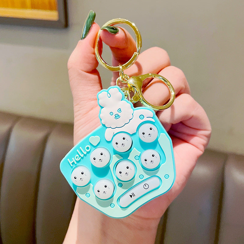 Llavero de la máquina de la máquina del descipador del conejo del conejo del pvc al por mayor