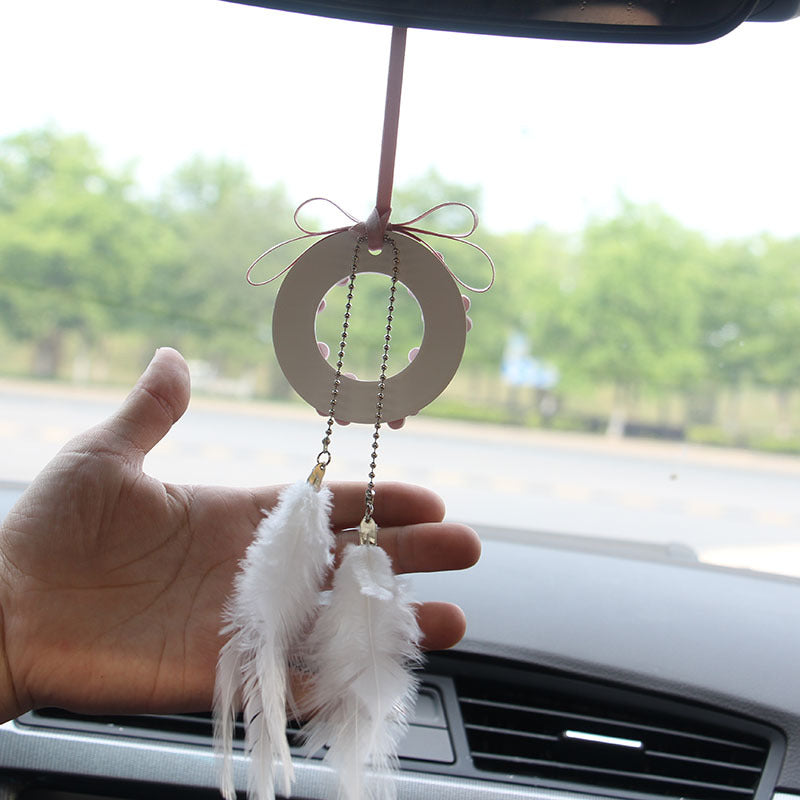 Wholesale Dream Catcher Feather Car Fragrance Expanding Stones Pendant