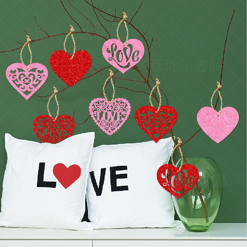 Wholesale Paper Valentine's Day Heart-shaped Hang Tags