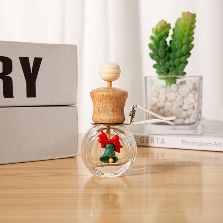 Wholesale Christmas Air Vent Perfume Bottle Car Pendant