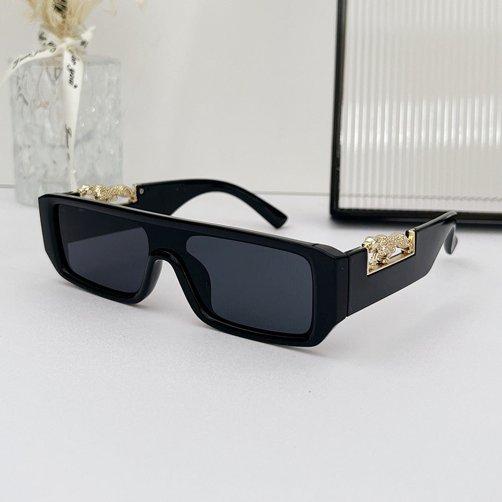 Wholesale Retro Square One-piece Sunglasses