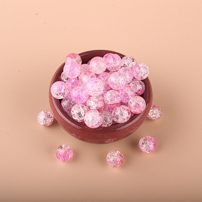 Wholesale 50PCS Two-color Gradient Antique Glass Beads