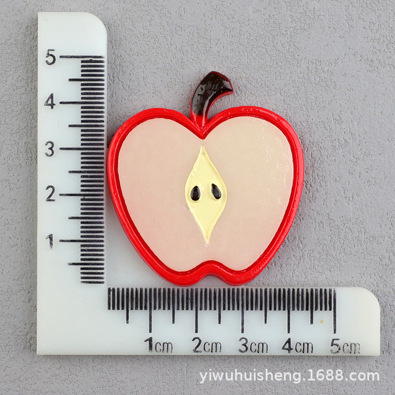 Wholesale 50pcs DIY Watermelon Strawberry Pineapple Fruit Homemade Cream Glue Resin Hole Shoe Patch FlatBack