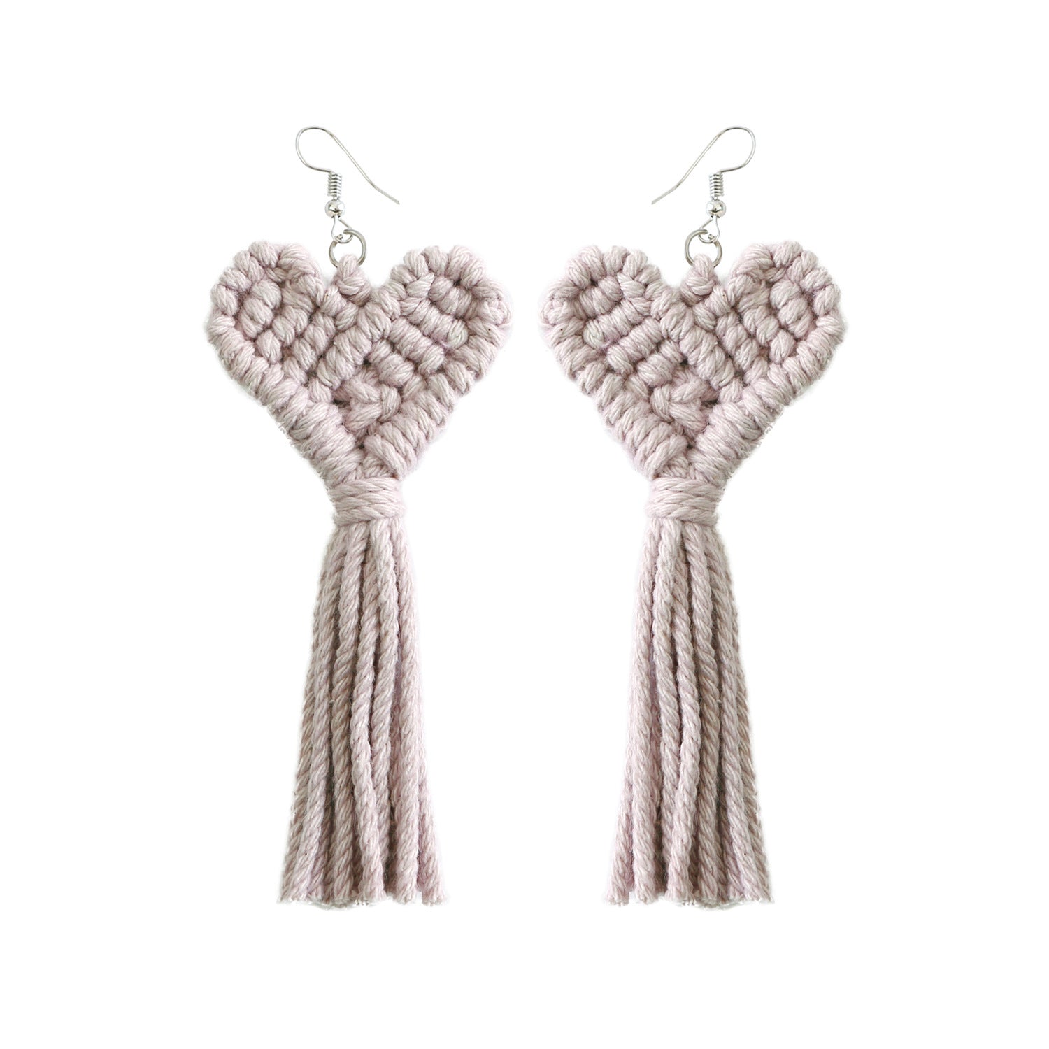 Wholesale Bohemian Vintage Rice Bead Tassel Earrings Exaggerated Personality Creative Handmade Jewelry