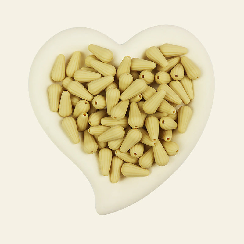 Wholesale 10PCS 22mm Monochrome DIY Accessories Silicone Beads