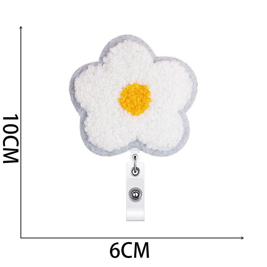 Wholesale Flower Easy-to-pull Buckle Embroidered Cloth Sticker