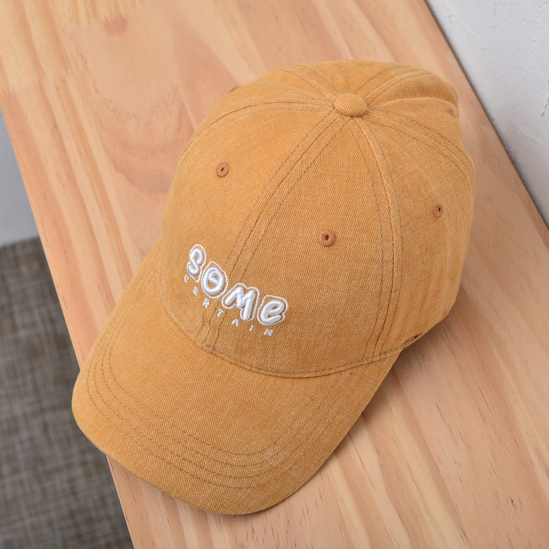 Wholesale Three-dimensional Embroidered SOME Cotton Baseball Caps