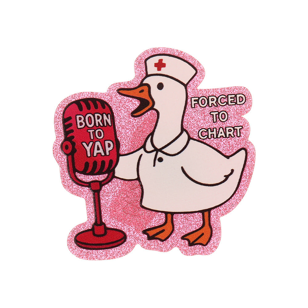 Wholesale 10pcs Cute cartoon medical Acrylic Flatback