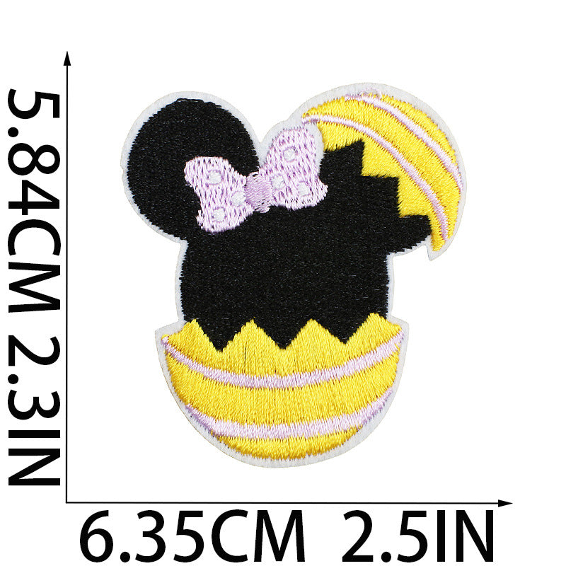Wholesale Embroidered Patch Sew On Badge Polyester Craft Supply For Clothing Bags Decorative Gift OLY Exclusive