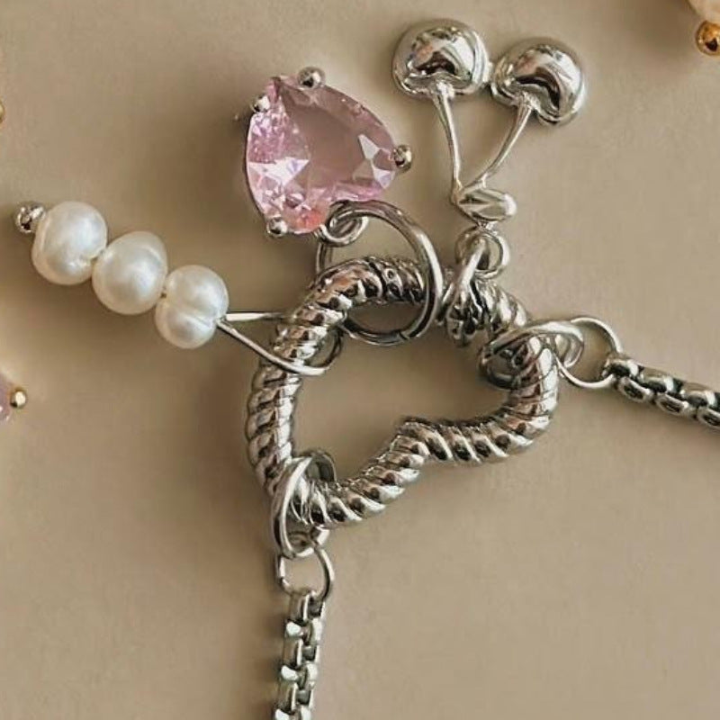 Wholesale Colored 12 Birthday Stones Diy Female Twelve Birthday Stone Cube Colored Zircon Pendant