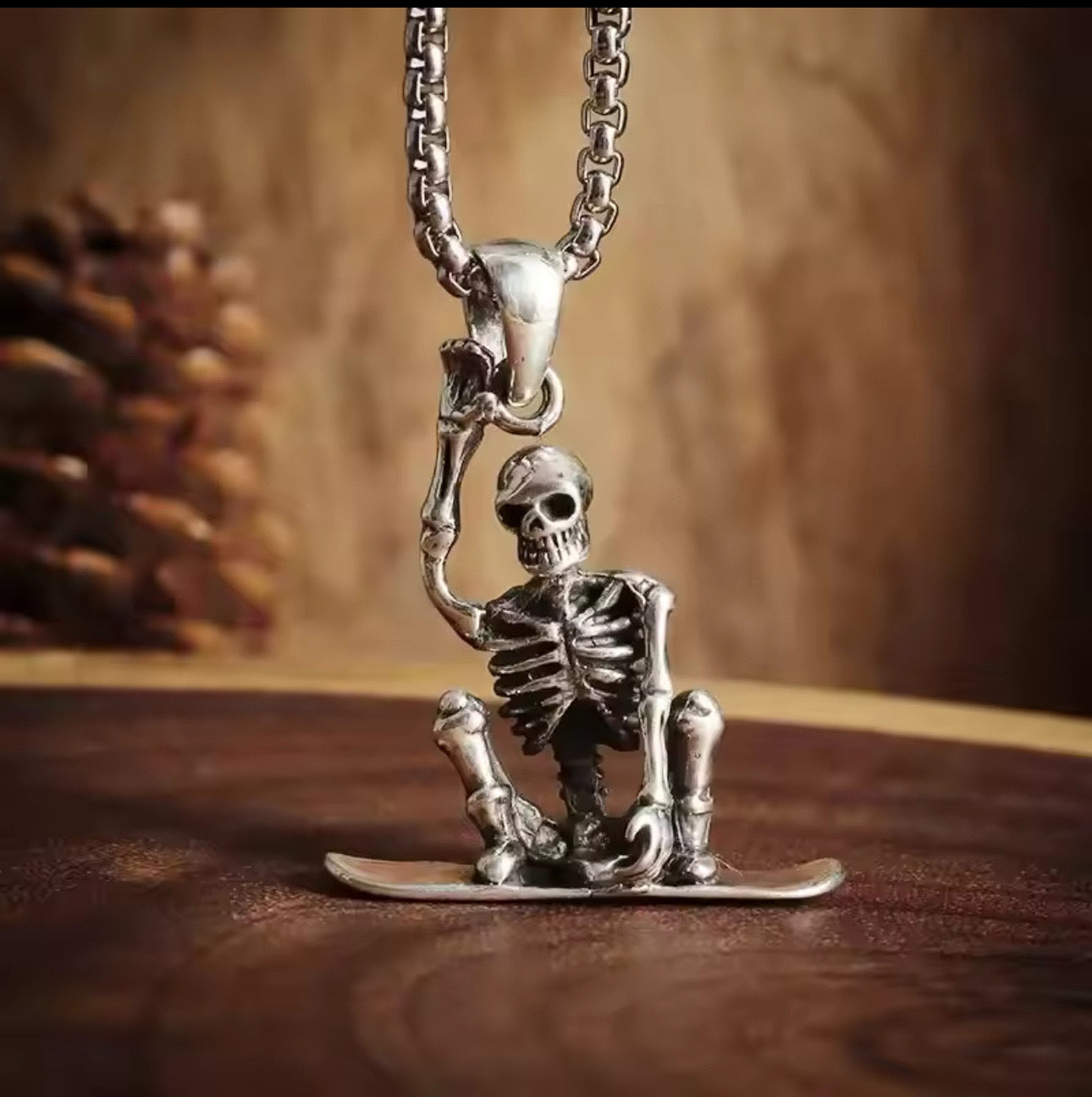 Wholesale Skull Necklace Independent Site Fashion Retro Jewelry Pendant