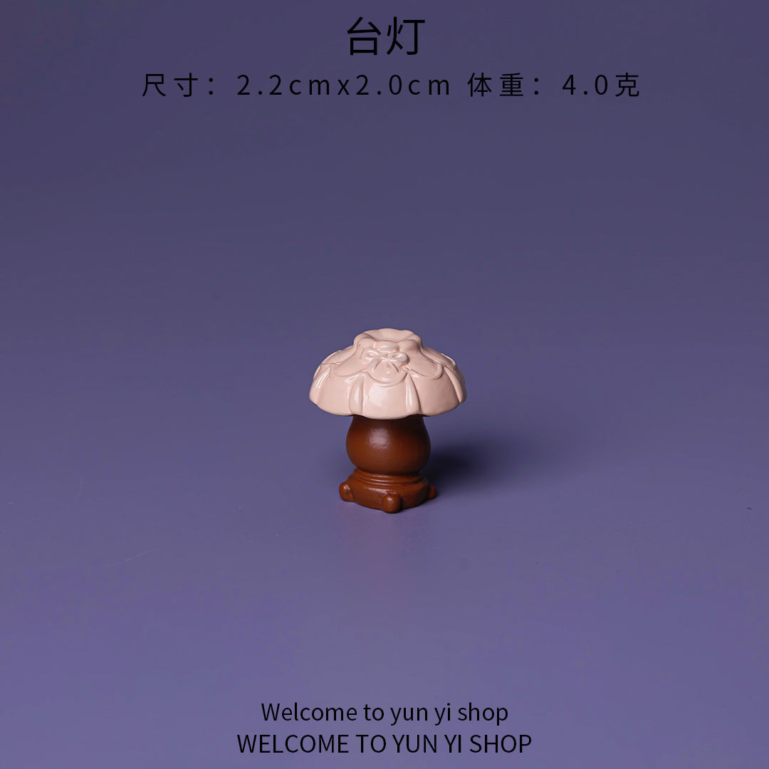 Wholesale European Classic Library Resin Figurine Miniature Desk Decor Creative DIY Car Dashboard Ornament Chic Gift For Resale