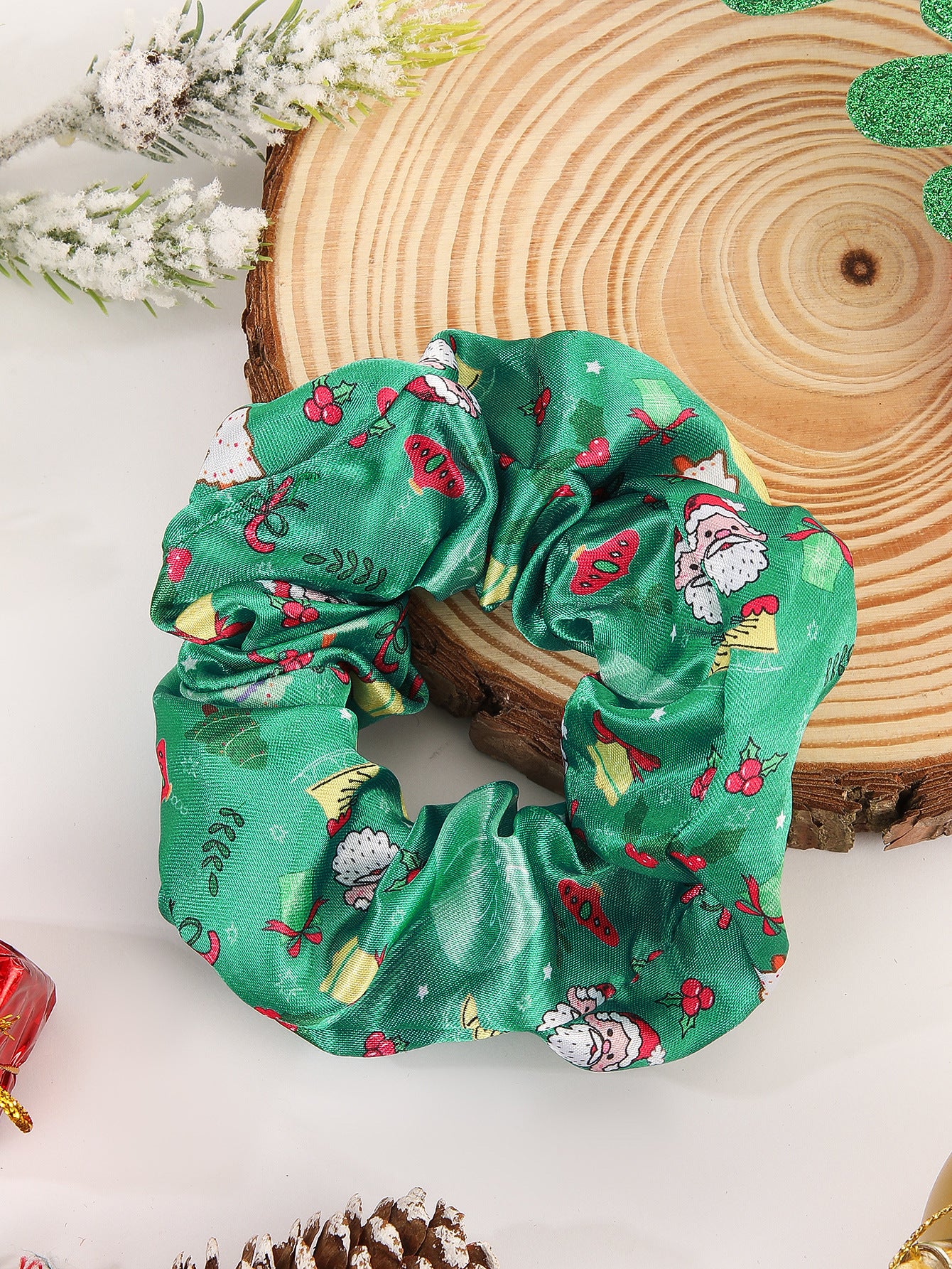 Wholesale Santa Claus Reindeer Christmas Tree Snowflake Snowman Hair Scrunchies
