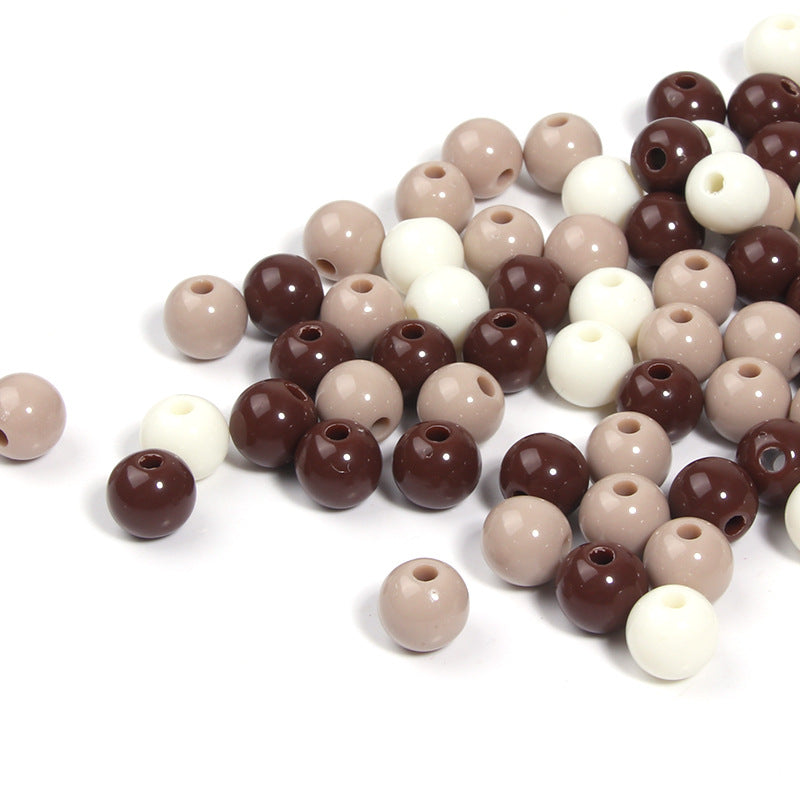 Wholesale 100 Pcs/pack Valentine's Day Candy Colored Acrylic Beads