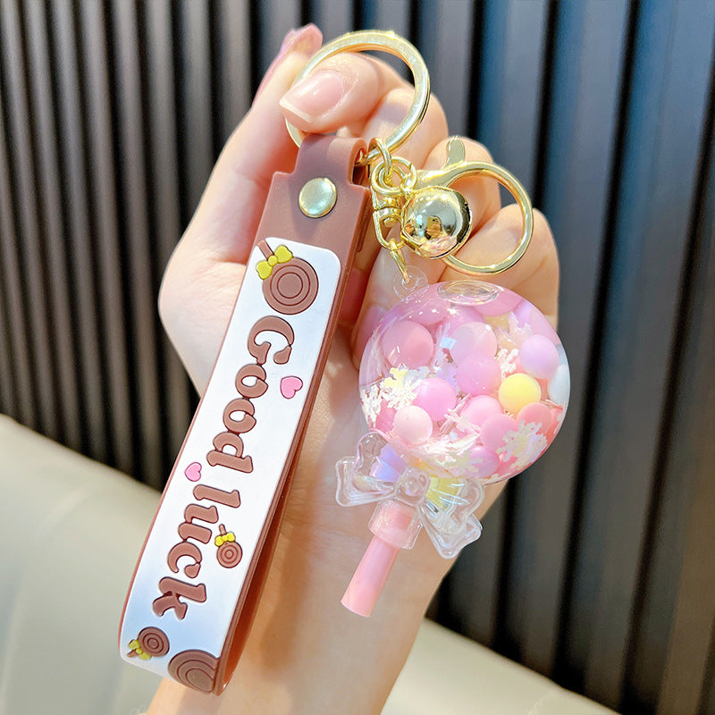 Wholesale Add Oil Jelly Beans To The Lollipop Keychain