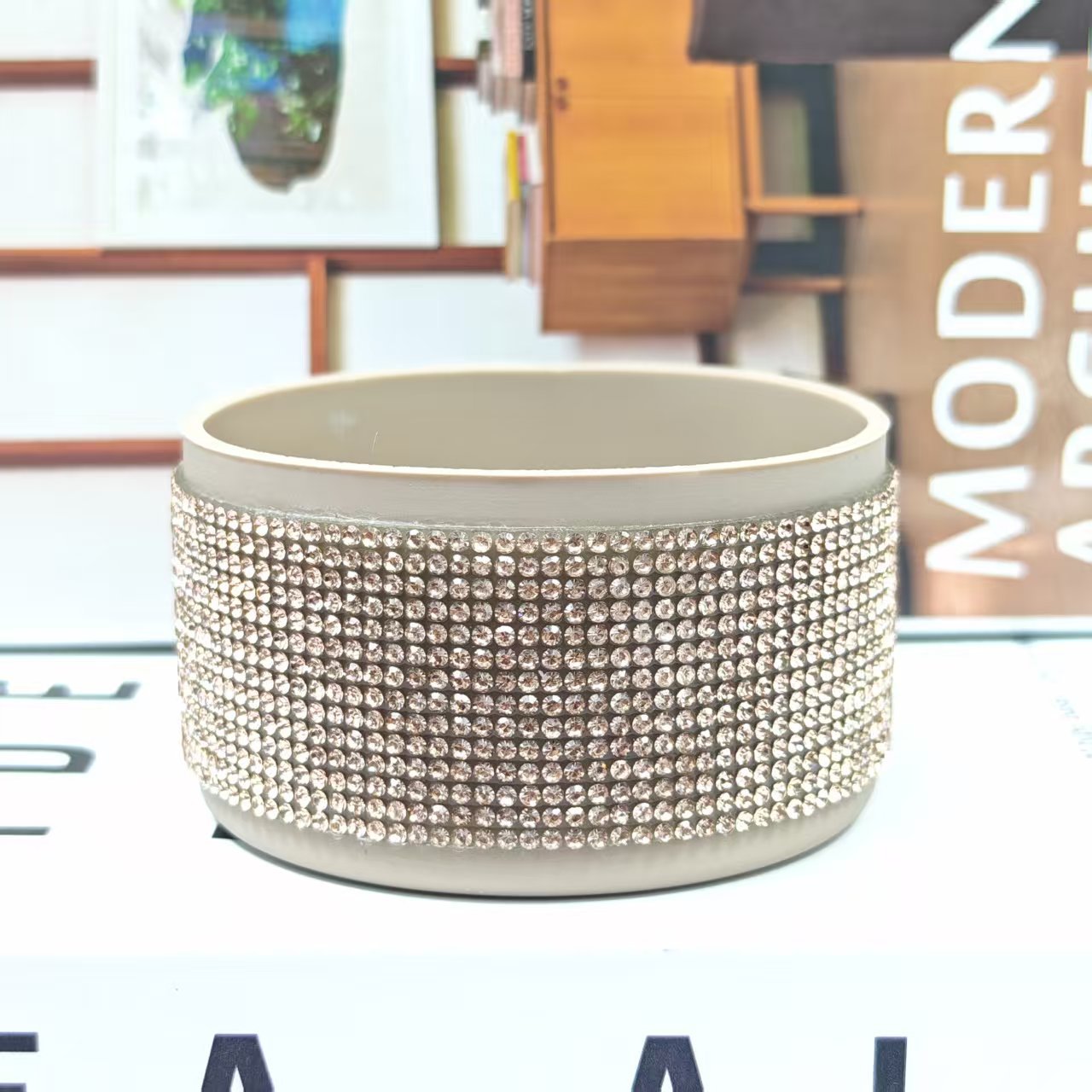 Wholesale Sparkling Diamond Silicone Cup Sleeve  Cup Accessories