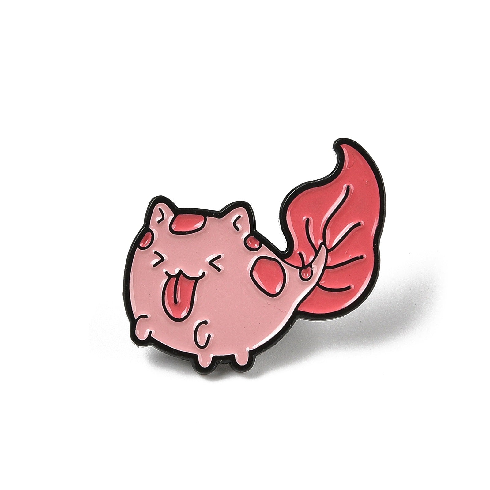 Wholesale Drip oil cartoon flower cat sweet brooch