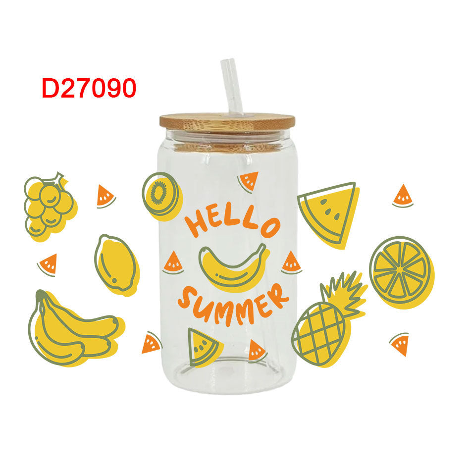 Wholesale Crystal Label Crystal Paste  16oz Cup UV DTF Wraps