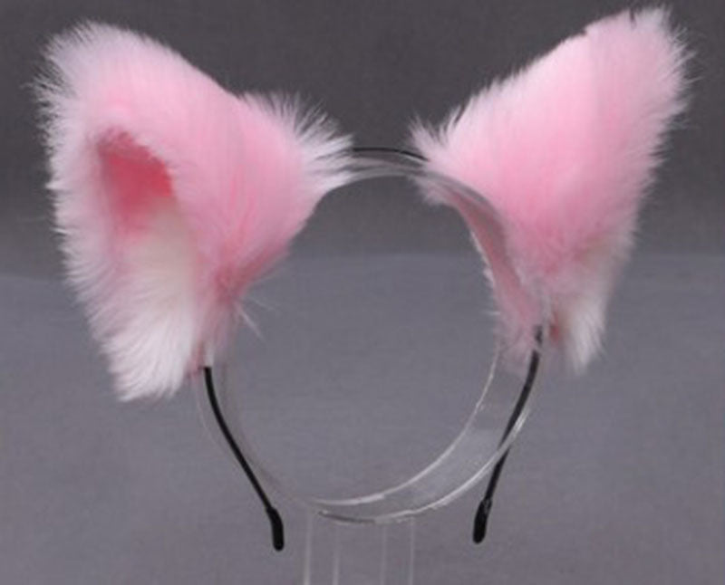 Wholesale Cat's Ears Plush Hair Hoop