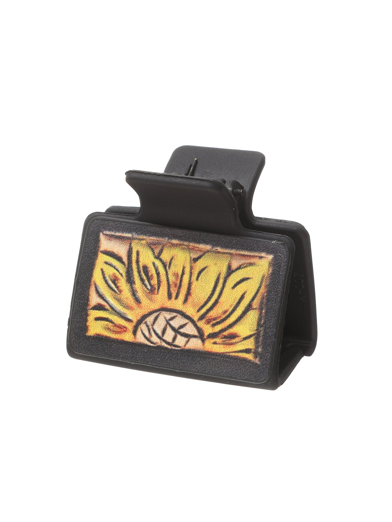 Wholesale Western Style Sunflower Cactus Leather Hair Clip Shark Clip Combination