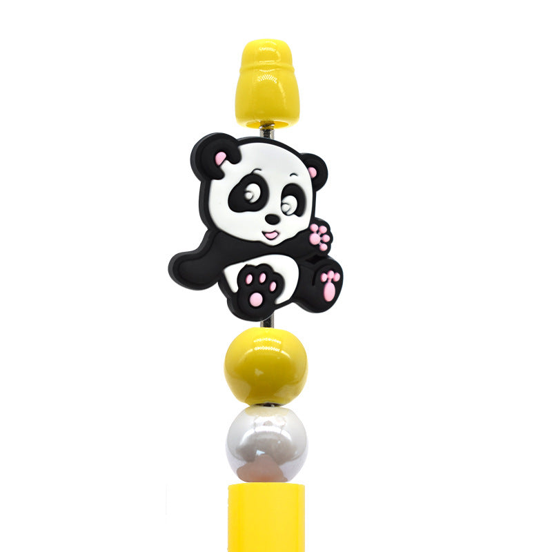 Wholesale Random 100pcs Cartoon Cute Panda Focal Beads