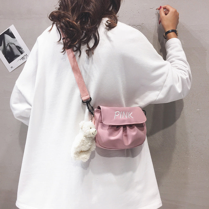 Wholesale Nylon shoulder bag printed lettering crossbody bag coin purse