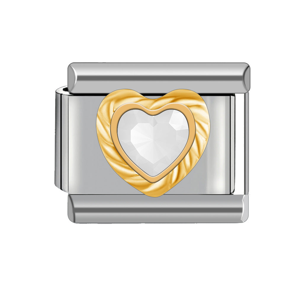 Wholesale Italian Charm Bracelet 9mm DIY Spliced Detachable Cute Pattern Combination Bracelet