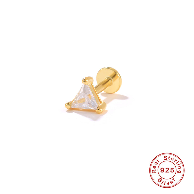 Wholesale S925 Sterling Silver Piercing Inner Thread Ear Piercing Ear Bone Nails