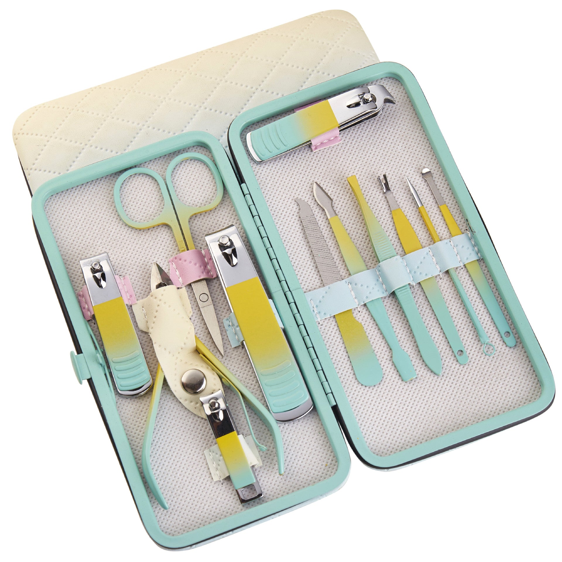Wholesale Gradient Color Stainless Steel Nail Clipper Set