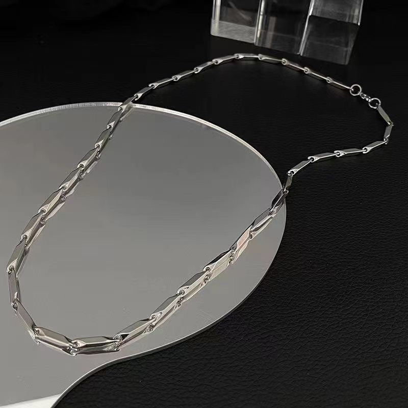 Wholesale Titanium steel diamond chain melon seed chain