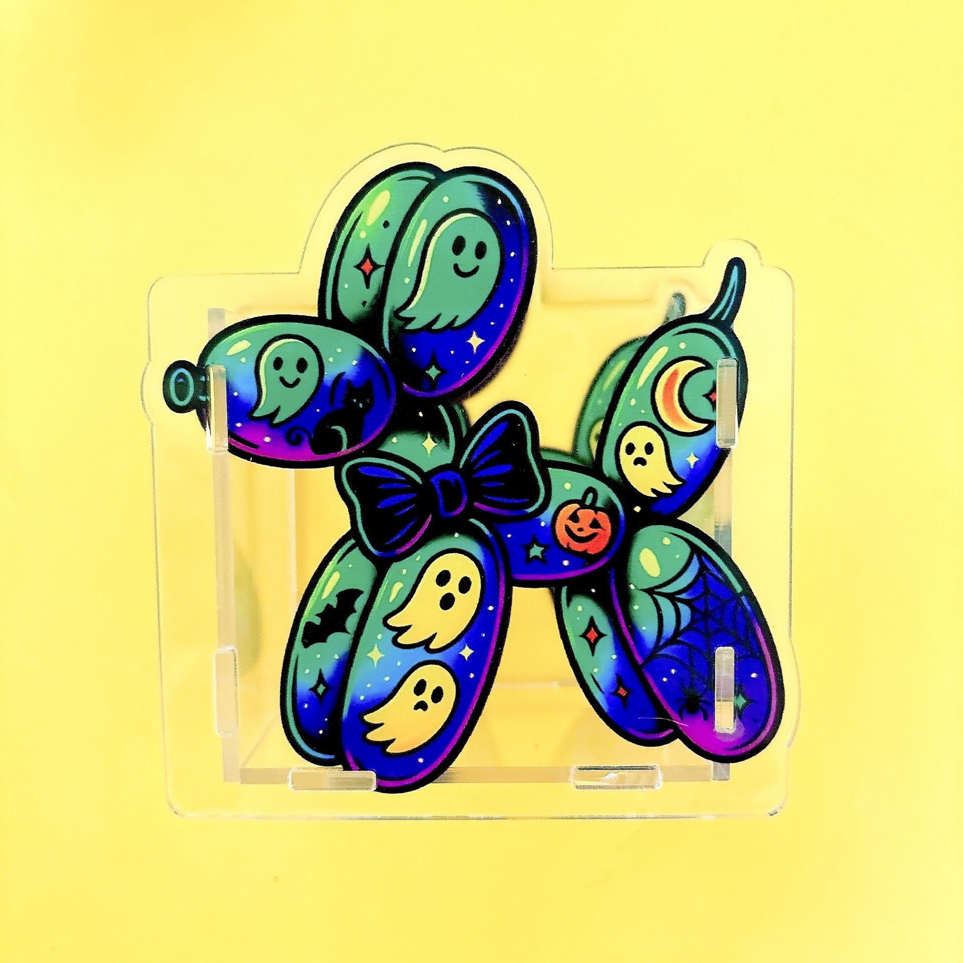 Wholesale New dog acrylic pen holder pencil box stationery storage diy 10cm