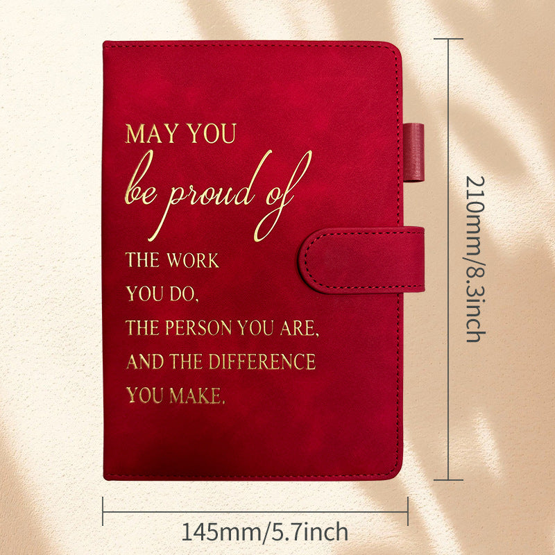 Wholesale Cross-border notebook in stock wholesale Amazon leather plan hand ledger temu incentive magnetic buckle notebook customization