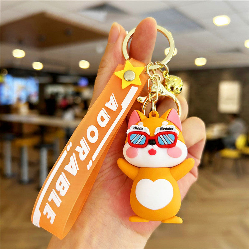 Wholesale Cute Chai Dog Series PVC Keychains
