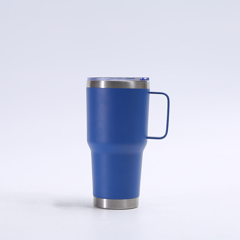 Wholesale Tumbler Stainless Steel Thermos Cup with Handle Portable Large Capacity Vacuum Ice Cup