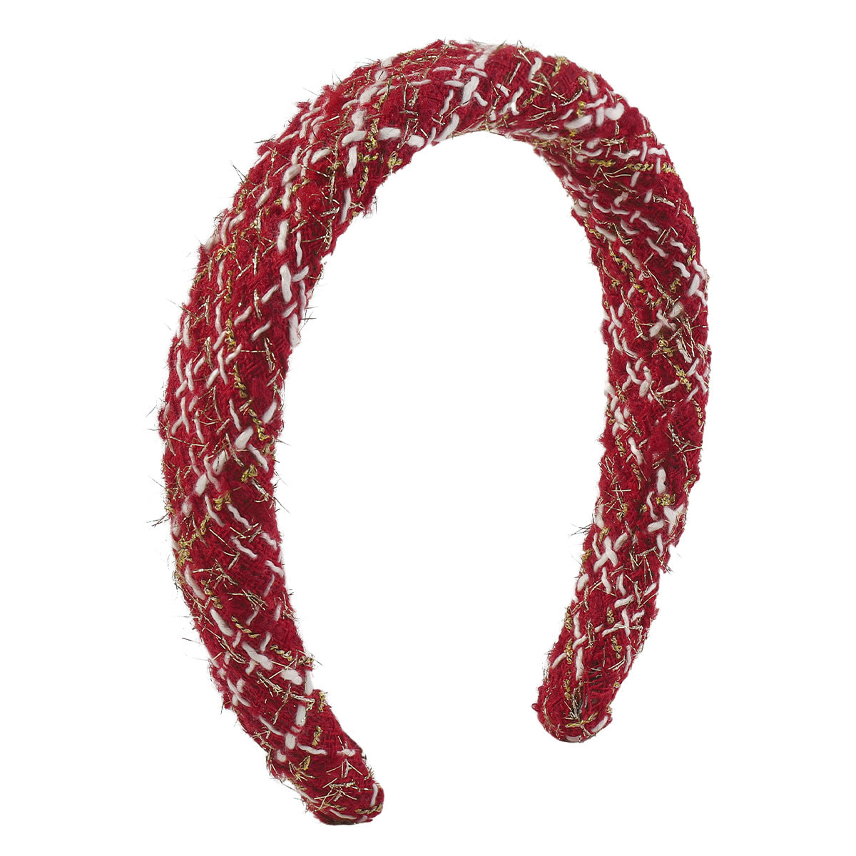 Wholesale Christmas and New Year Festive Red Wide-brimmed Headbands