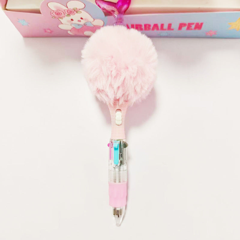 Wholesale Popular Creative DIY Four Color Pom Light Pen special