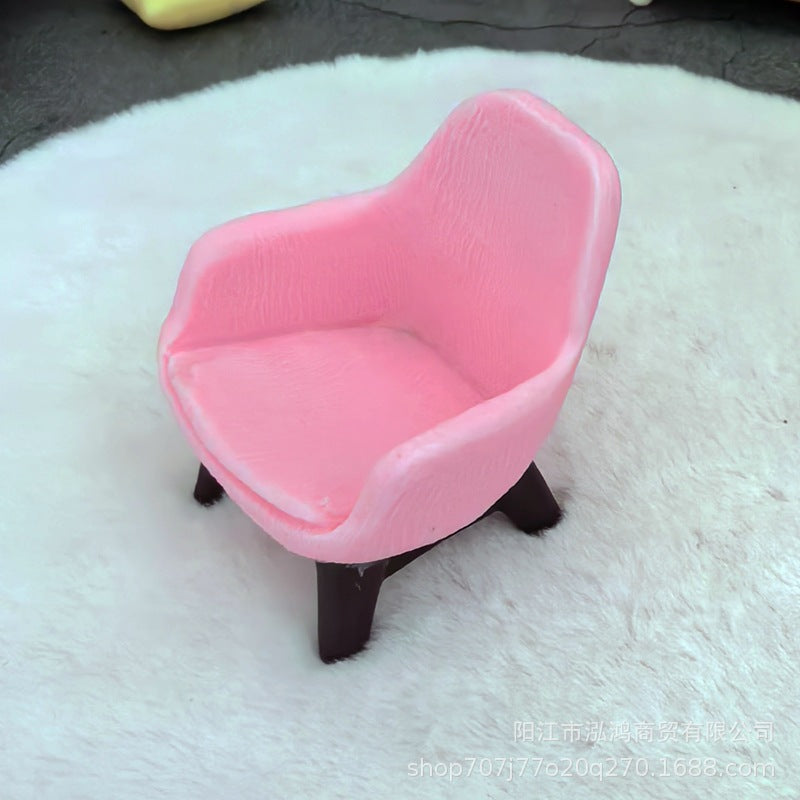 Wholesale Mini simulation small sofa micro landscape decoration  Doll Accessories