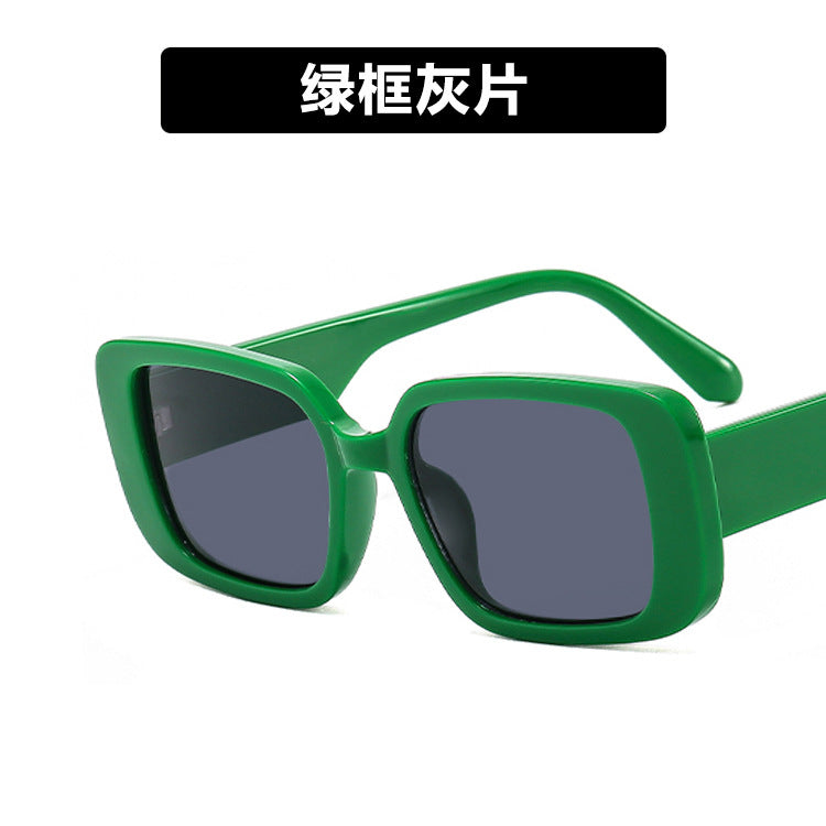 Wholesale Small frame rectangular retro sunglasses