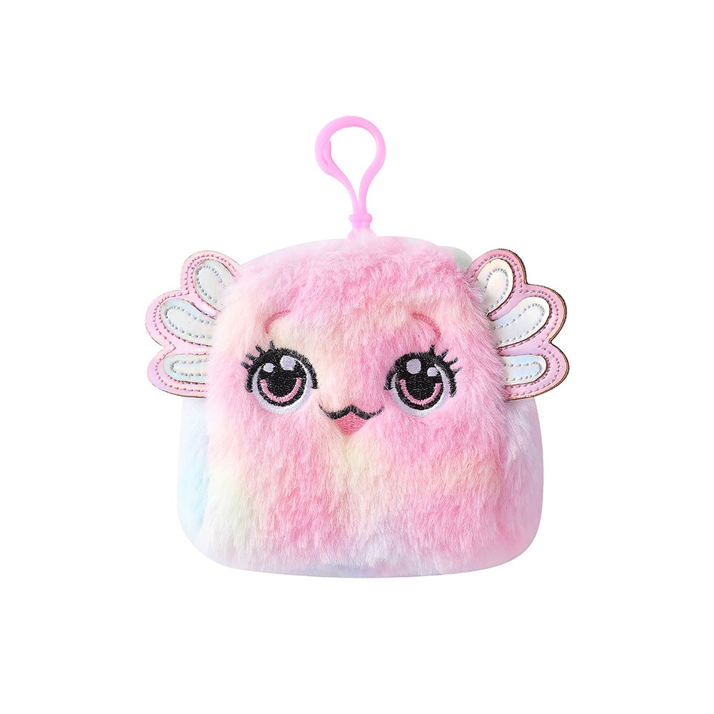 Wholesale Giant salamander plush storage bag student earphone bag