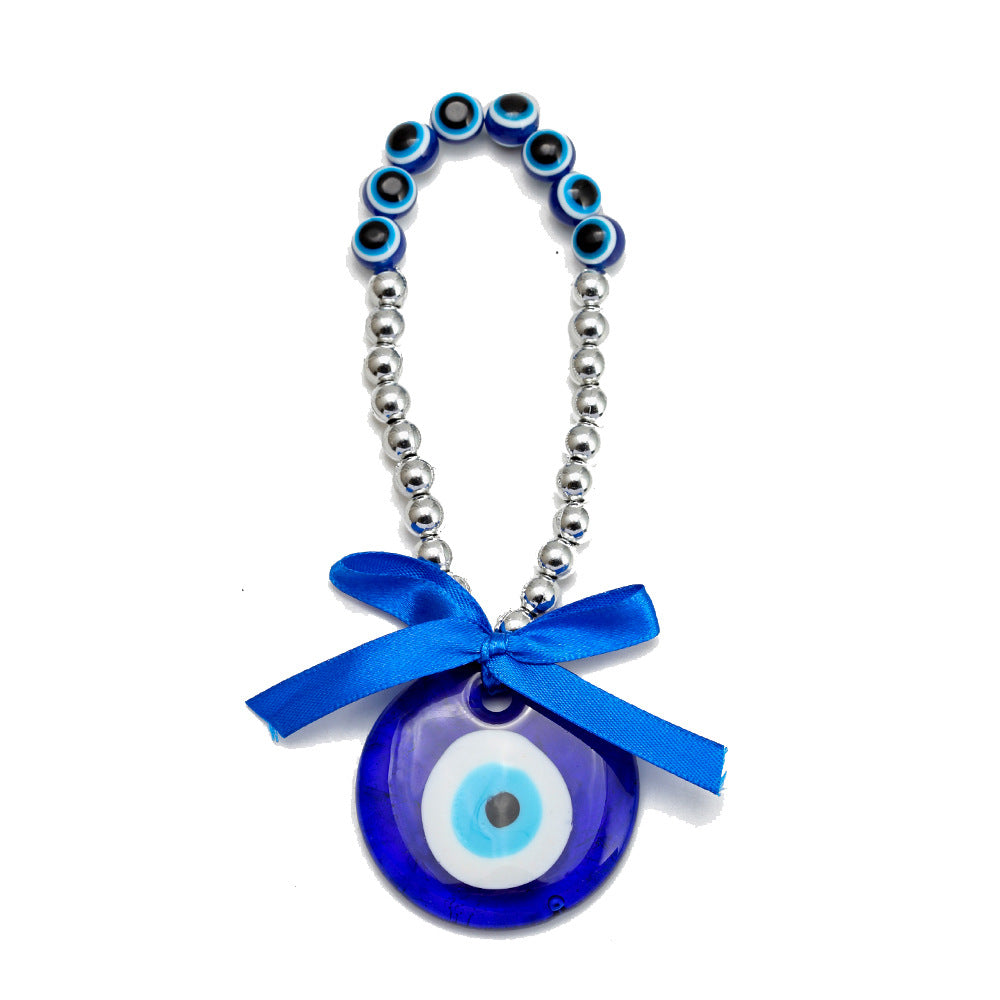 Llaveros de pavo real de vidrio al por mayor