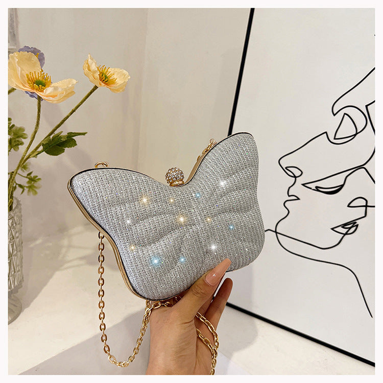 Wholesale Autumn and Winter Acrylic Chain Crossbody Butterfly Box Bags