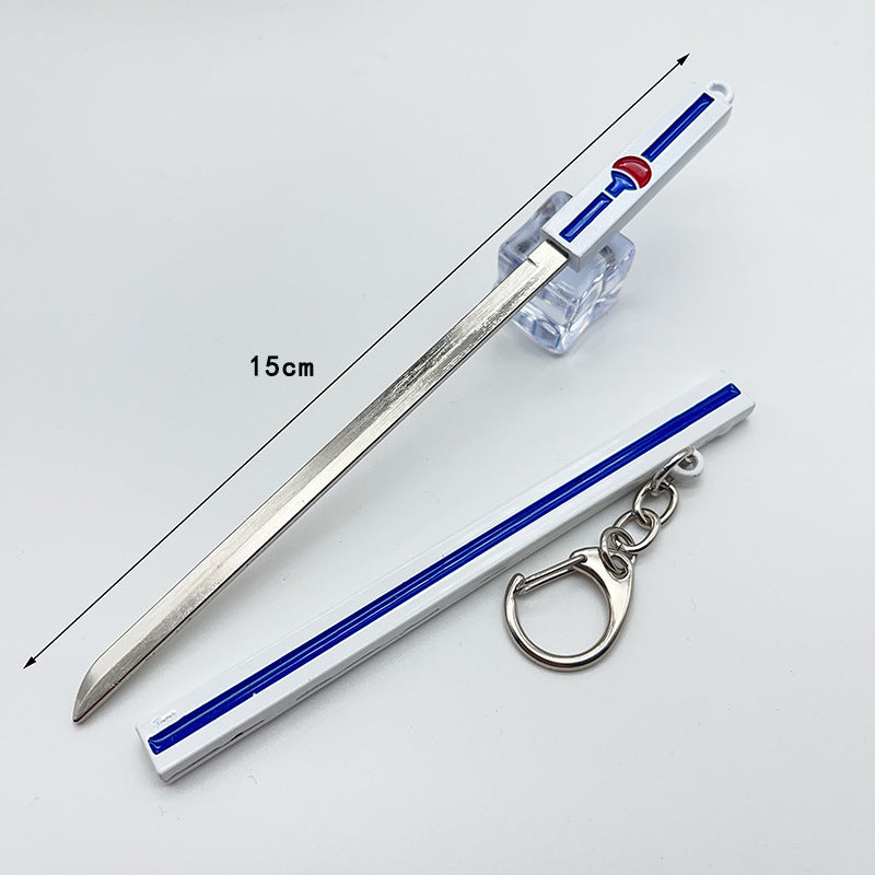 Wholesale Anime Peripheral One Piece Alloy Weapon Model Pendants