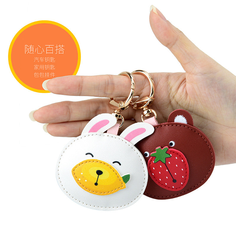 Wholesale PU Fruit and Animal Creative Keychains