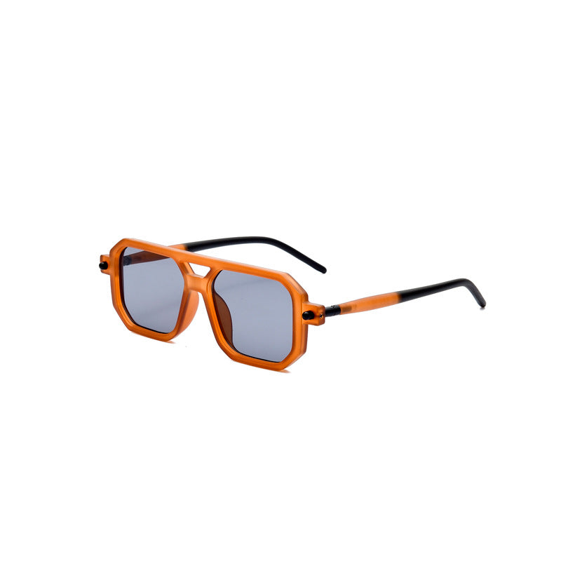 Wholesale Square Frame Hollow PC Sunglasses