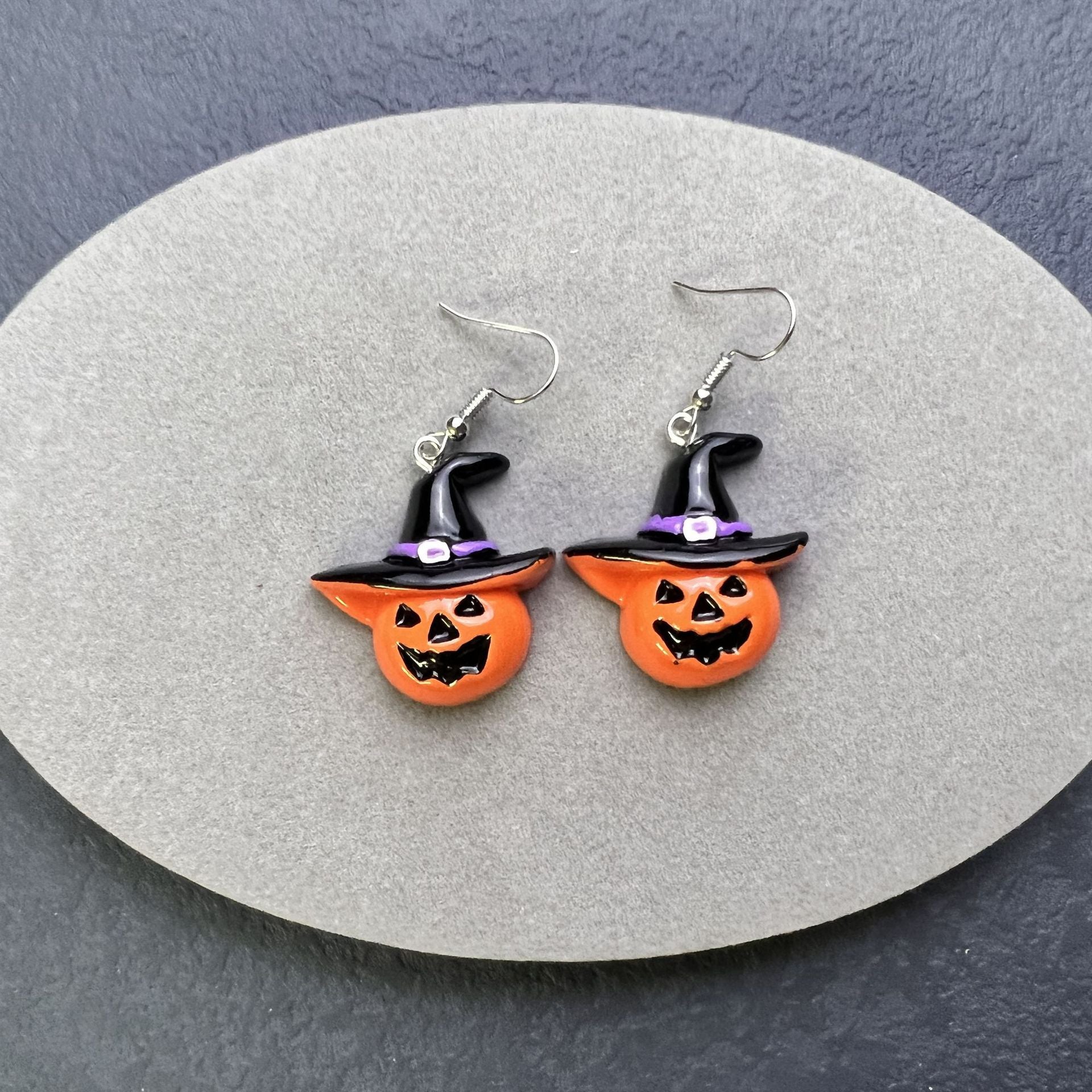 Wholesale Halloween Simple Fashion Ghost Pumpkin Spider Witch Spoof Earrings