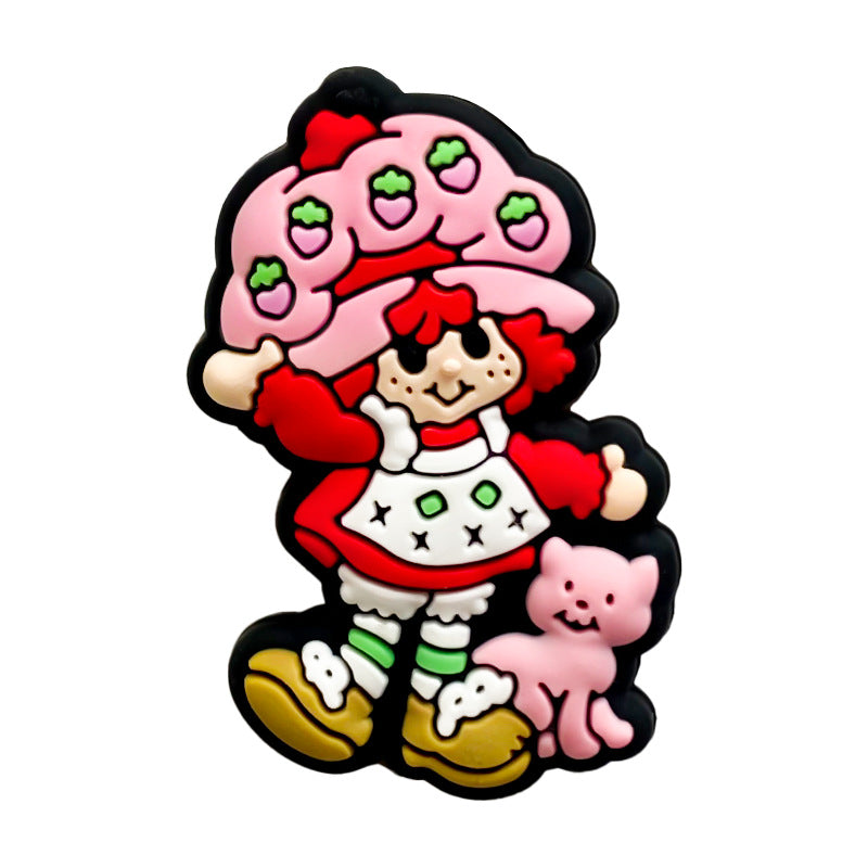 Wholesale 10pcs Pretty Girl Silicone Beads