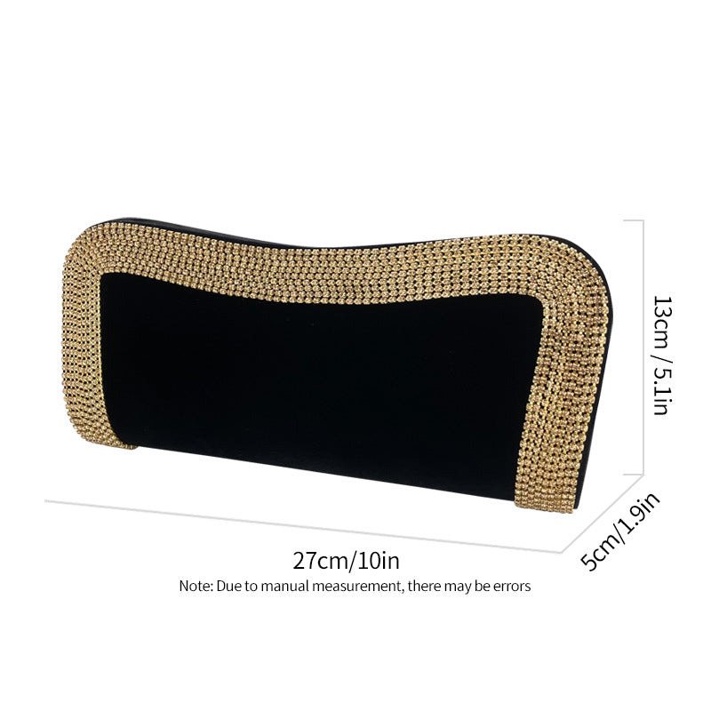 Wholesale Black Shoulder Crossbody Bag Party Clutch Bag