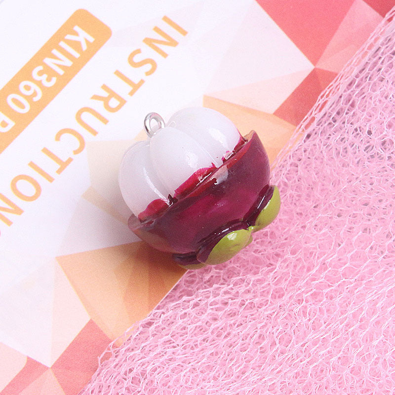 Simulación de 5 piezas al por mayor Red Strawberry frutas tridimensionales de fruta tridimensional