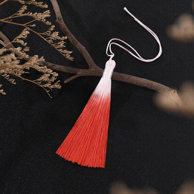Wholesale 10pcs 10CM Gradient Tassel Ear Pendant Accessories