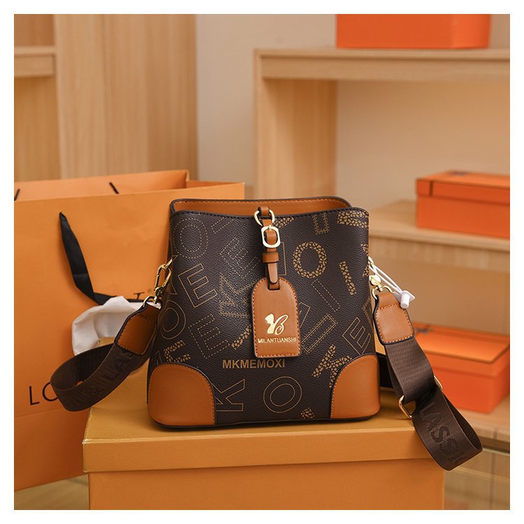 Wholesale High-capacity PU Bucket Bags, Crossbody Shoulder Bags